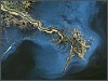 River delta  satellite image